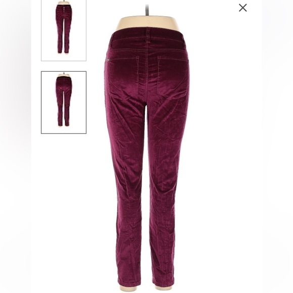 AO.LA by Alice + Olivia high rise skinny jeans in purple (currant) Size 29 NWT - Picture 16 of 16